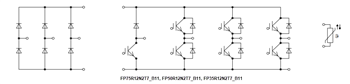 アプリケーション回路図 - Infineon Technologies 1,200V PIM IGBTモジュール
